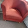 Red Bucket Armchair Image 2