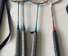 badminton rackets with case