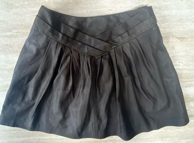 Edun Leather Mini Skirt Size 4/27 New With Tags