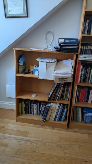Two bookcases