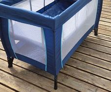 2 tier Travel cot with changing table. excellent condition.