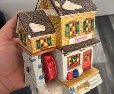 2 90s Xmas tea light holders
