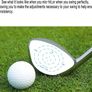 Golf Club Impact Tape Labels for Oversized Woods Ball Hitting Recorder 200 Pcs, Club Face Stickers Training Aids for Golfer Swing Practice Image 3