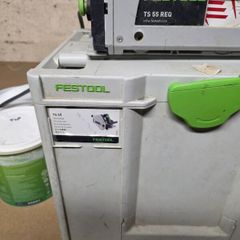 festool tracksaw with 110 box and 1400 track.