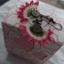 Handmade Needle Lace Earring in Box. A Lovely Gift Image 3