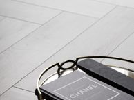 main image for ad Eden Oak SPC Vinyl Herringbone Uni-Clic Flooring 60x12.5cm