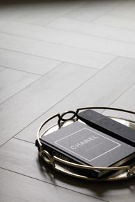 Eden Oak SPC Vinyl Herringbone Uni-Clic Flooring 60x12.5cm