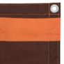 Balcony Screen Balcony Screen Orange and Brown 75x300 cm Oxford Fabric Image 5