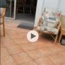 terracotta rusty red square tile interior/ indoor and exterior/ outside Image 4