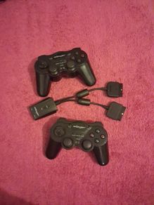 ps2 wireless twin controllers