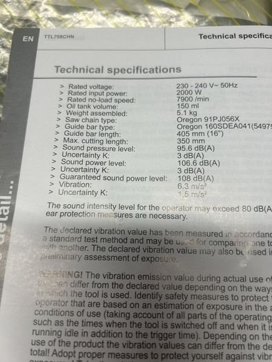 Electric Chainsaw