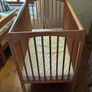 childs cot and mattress Image 2