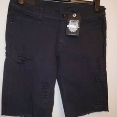 Ladies Atticus Shorts Denim Style Dark Grey New With Tags Size 12 Waist 30" Payment by Paypal or Revolut