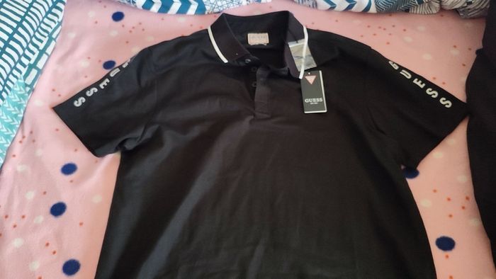 guess men shirt large black