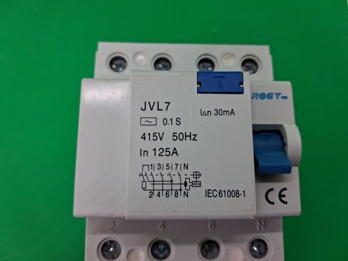 Postage - Circuit Breaker 125A 30mA 4P 230v - 415v