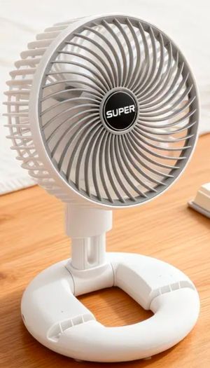 Fan usb rechargeable in box slight height extender
