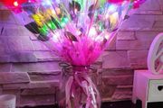 Rose Led Glow For Valentine's 50cm Red