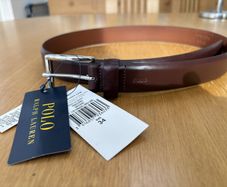 Polo Ralph Lauren Leather Dress Belt - SIZE 34
