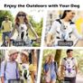 Hands Free Adjustable Dog Backpack Carriers  sizes S, M, L Image 7