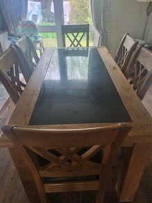 Kitchen table and matching unit