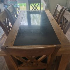 Kitchen table and matching unit