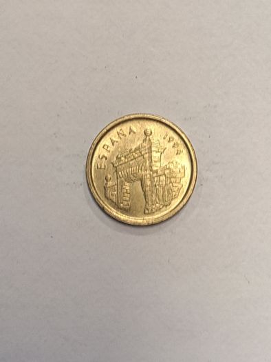 Spain 5 pesetas coin