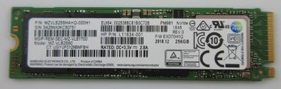 Ssd Nvme M.2 Samsung Mz-vlb2560 256gb
