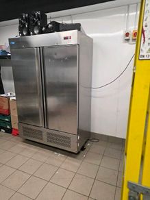 Freezer double door freezer stainless steel