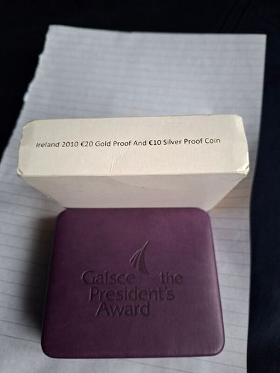 irish gold and silver proof coin set