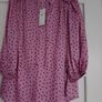 Pink dotty top from M&S, size 18, new with tag Image 2