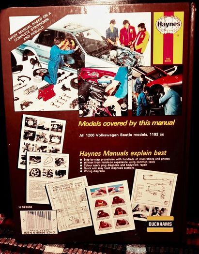 Haynes. VW 1200 Workshop Manual.