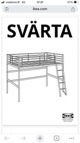IKEA Svarta Loft bed