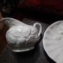 Cream Porcelaine Jug & Dish Image 2