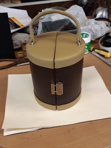 Jewellery box round