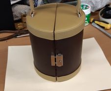 Jewellery box round