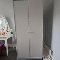 White wardrobe from IKEA
