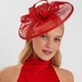 Red Occassion dress and hat Image 2