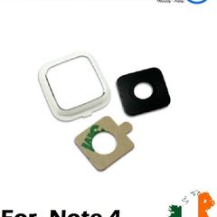 For Samsung Galaxy Note 4 N910 Glass Camera Lens Cover Frame White - FHT05SMCL