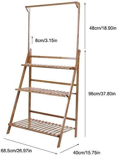 Health Gear 3 Tier Flower Ladder Rack Foldable Ladder Stand Hanging ...