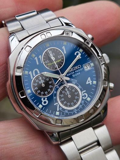 Watch Seiko Chronograph.