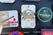 9 vintage collectable Tins