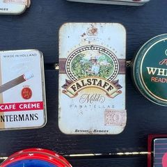 9 vintage collectable Tins