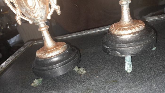 Pair of 19th century French candlesticks