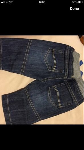 Boys new jeans 0/3 mths