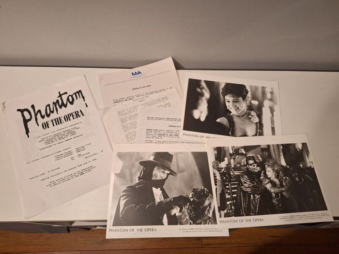 1989 Phantom Of The Opera Press Kit Starring Robert Englund
