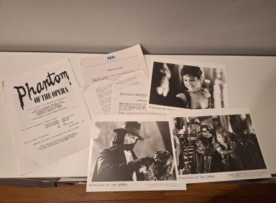 1989 Phantom Of The Opera Press Kit Starring Robert Englund