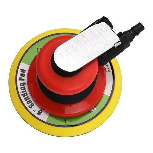 6 inches Pneumatic Orbital Sander Air Grinder 6" Vacuum Eccentric Polishing/Grinding Machine Sanding Waxing Tools for Car Wall Wood Metal