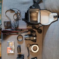 Canon EOS 600D dslr camera & accessories