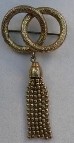 Vintage Gold Tone Brosche