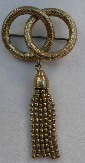 Vintage Gold Tone Brosche
